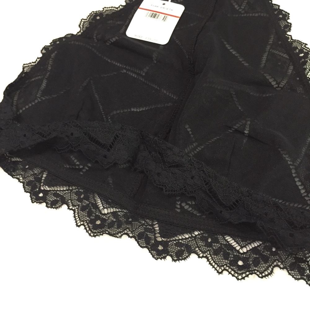 🆕 Free People Moonstruck Bralette in Black (XS) - Picture 8 of 8